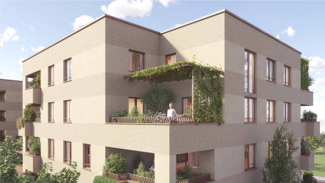 T3 neuf avec Balcon exposé plein Sud, garage et parking - Ré